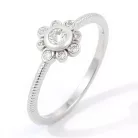 Ékszerpalota eljegyzési gyűrű 0,14ct gyémánttal