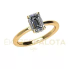 Ékszerpalota eljegyzési gyűrű 1,02ct gyémánttal BRK664 sárga arany 