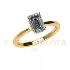   Ékszerpalota eljegyzési gyűrű 1,02ct gyémánttal BRK664 sárga arany 