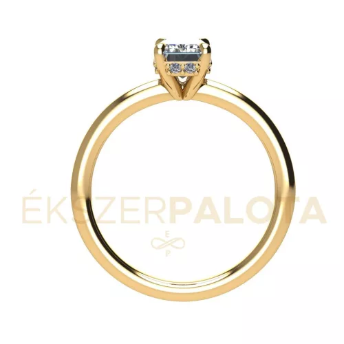 Ékszerpalota eljegyzési gyűrű 1,02ct gyémánttal BRK664 sárga arany 
