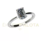 Ékszerpalota eljegyzési gyűrű 2,5ct gyémánttal BRK664 fehér arany 