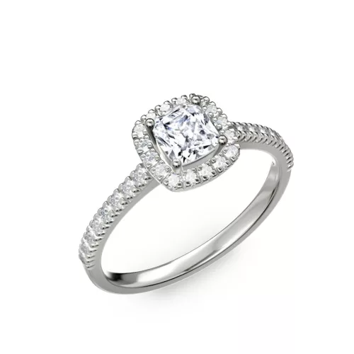 Ékszerpalota eljegyzési gyűrű 0.66ct gyémánttal BRK 185 fehér arany