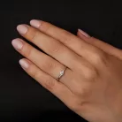 Ékszerpalota eljegyzési gyűrű 0,2ct H/SI gyémánttal BRK400 fehér arany 