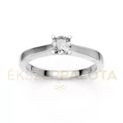 Ékszerpalota eljegyzési gyűrű 0,3ct gyémánttal BRK650 fehér arany