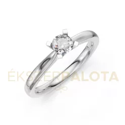   Ékszerpalota eljegyzési gyűrű 0,3ct gyémánttal BRK635 fehér arany