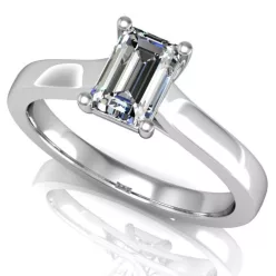   Ékszerpalota eljegyzési gyűrű 0,87ct gyémánttal BRK031 fehér arany