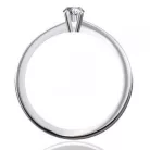 Ékszerpalota eljegyzési gyűrű 0.5ct gyémánttal BRK098 fehér arany