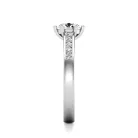 Ékszerpalota eljegyzési gyűrű 0,55ct gyémánttal BRK633 fehér arany
