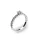 Ékszerpalota eljegyzési gyűrű 0,2ct H/SI gyémánttal BRK009 platina