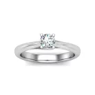 Ékszerpalota eljegyzési gyűrű 0,4ct gyémánttal BRK010 platina 