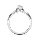 Ékszerpalota eljegyzési gyűrű 0,4ct gyémánttal BRK010 platina 