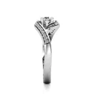 Ékszerpalota eljegyzési gyűrű 0,3ct H/SI gyémánttal BRK035 platina 