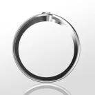 Ékszerpalota eljegyzési gyűrű 0.25ct H/SI gyémánttal BRK 057 platina 