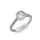 Ékszerpalota eljegyzési gyűrű 0,5ct G/VS gyémánttal BRK070 platina 