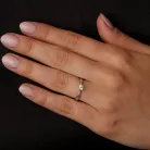 Ékszerpalota eljegyzési gyűrű 0,25ct gyémánttal BRK091 platina