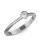 Ékszerpalota eljegyzési gyűrű 0.17ct G/VS gyémánttal BRK117 platina