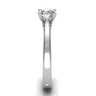 Ékszerpalota eljegyzési gyűrű 0,5ct zöld gyémánttal BRK133 sárga arany 