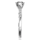 Ékszerpalota eljegyzési gyűrű 0,3ct gyémánttal BRK135 platina