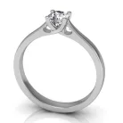 Ékszerpalota eljegyzési gyűrű 0,3ct gyémánttal BRK137 fehér arany