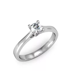   Ékszerpalota eljegyzési gyűrű 0,3ct H/SI gyémánttal BRK137 platina