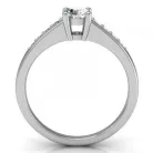 Ékszerpalota eljegyzési gyűrű 0.2ct gyémánttal BRK 145 platina 