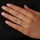 Ékszerpalota eljegyzési gyűrű 0,25ct H/SI gyémánttal BRK 149 platina 