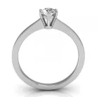 Ékszerpalota eljegyzési gyűrű 0,25ct gyémánttal BRK163 platina 