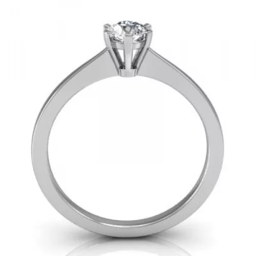 Ékszerpalota eljegyzési gyűrű 0,25ct gyémánttal BRK163 platina 