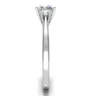 Ékszerpalota eljegyzési gyűrű 0,25ct gyémánttal BRK163 platina 