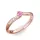 Ékszerpalota eljegyzési gyűrű 0.17ct pink zafírral BRK172 rozé arany