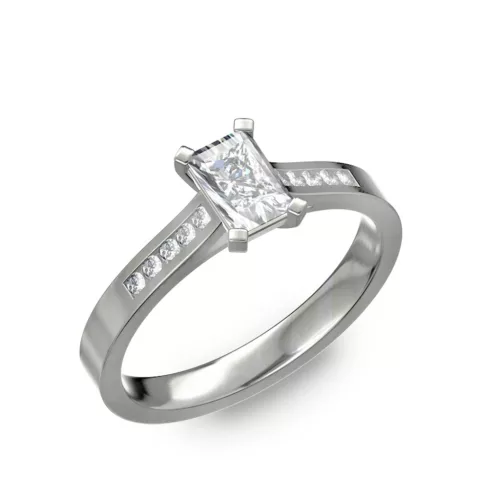  Ékszerpalota eljegyzési gyűrű 0,5ct gyémánttal BRK196 platina