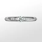 Ékszerpalota eljegyzési gyűrű 0.17ct gyémánttal BRK284 fehér arany