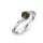Ékszerpalota eljegyzési gyűrű 0,7ct zöld zafírral BRK314 platina 