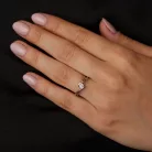 Ékszerpalota eljegyzési gyűrű 0.2ct H/VS gyémánttal BRK 410 fehér arany 