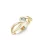 Ékszerpalota eljegyzési gyűrű 0.2ct H/VS gyémánttal BRK 410 sárga arany 
