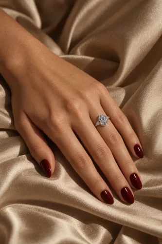 Ékszerpalota eljegyzési gyűrű 3,0ct G/VS gyémánttal BRK512 rozé arany