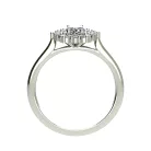 Ékszerpalota eljegyzési gyűrű 0,7ct G/VS gyémánttal BRK515 fehér arany