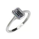 Ékszerpalota eljegyzési gyűrű 0,9ct gyémánttal BRK519 fehér arany
