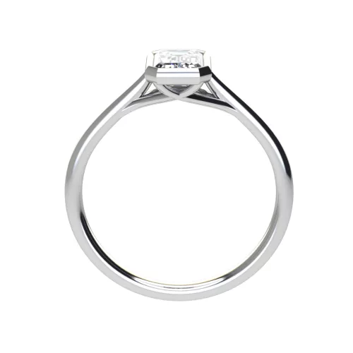 Ékszerpalota eljegyzési gyűrű 0,9ct gyémánttal BRK519 fehér arany