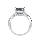 Ékszerpalota eljegyzési gyűrű 4,0ct gyémánttal BRK521 fehér arany