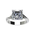 Ékszerpalota eljegyzési gyűrű 4,0ct gyémánttal BRK521 fehér arany