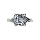 Ékszerpalota eljegyzési gyűrű 4,0ct gyémánttal BRK521 fehér arany