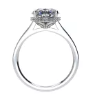 Ékszerpalota eljegyzési gyűrű 4,5ct gyémánttal BRK526 fehér arany