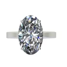 Ékszerpalota eljegyzési gyűrű 4,5ct gyémánttal BRK526 fehér arany