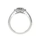 Ékszerpalota eljegyzési gyűrű 1,5ct G/VS gyémánttal BRK527 fehér arany