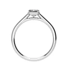 Ékszerpalota eljegyzési gyűrű 0,5ct G/VS gyémánttal BRK528 fehér arany
