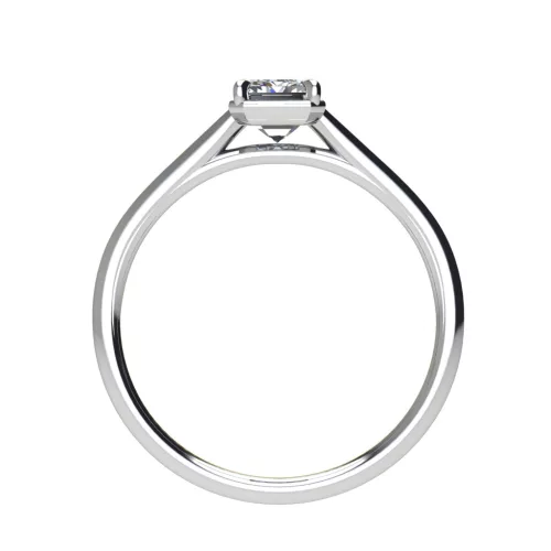 Ékszerpalota eljegyzési gyűrű 0,5ct G/VS gyémánttal BRK528 fehér arany