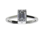 Ékszerpalota eljegyzési gyűrű 0,5ct G/VS gyémánttal BRK528 fehér arany
