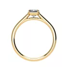 Ékszerpalota eljegyzési gyűrű 0,5ct G/VS gyémánttal BRK528 sárga arany