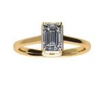 Ékszerpalota eljegyzési gyűrű 0,5ct G/VS gyémánttal BRK528 sárga arany